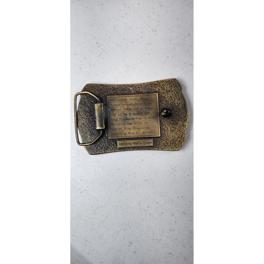 VTG Thermo‎ King Super Boss Belt Buckle Indiana Metal Craft Trucking IMC.NOX629